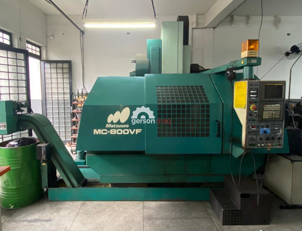CENTRO DE USINAGEM MATSUURA MC-800 VF 5 EIXOS COM FANUC